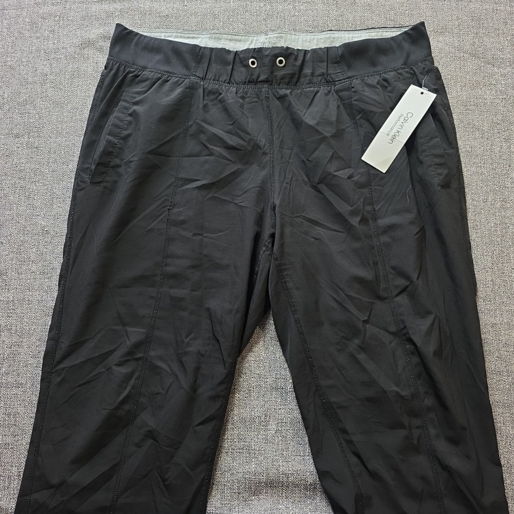 Calvin Klein Pants Mens Joggers XL‎ Black Missing Drawstring